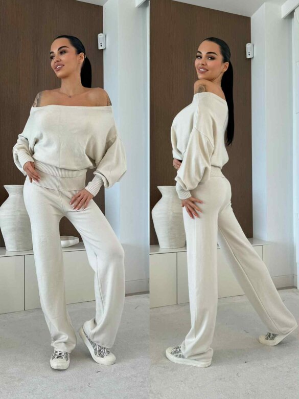 Komplet 2w1 Fabiossa jasnobeżowy