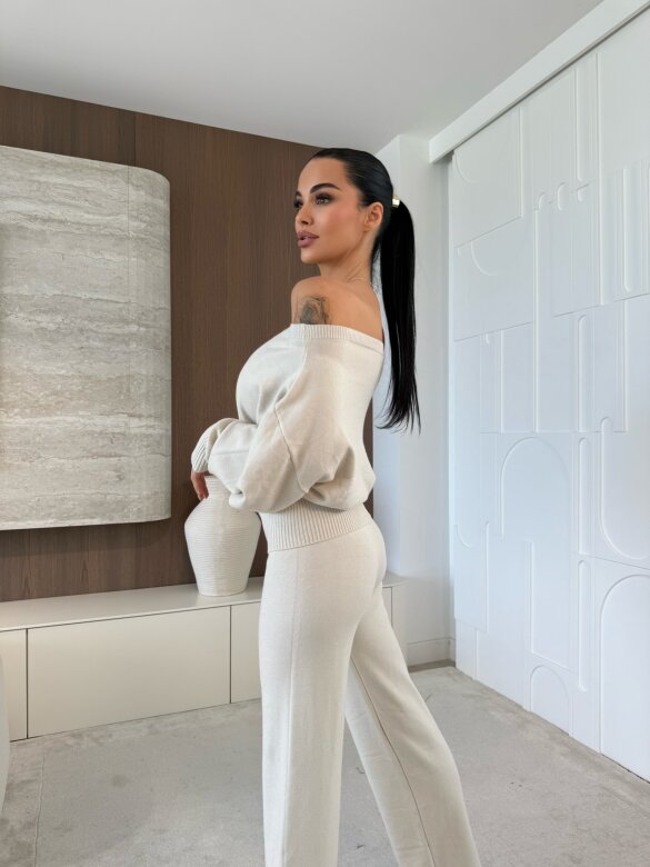 Komplet 2w1 Fabiossa jasnobeżowy