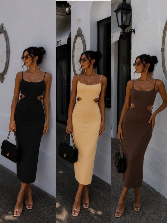 Dress Elara butter yellow 