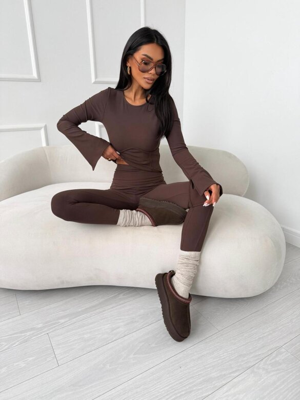 Komplet 2w1 Velaccio czekoladowy 