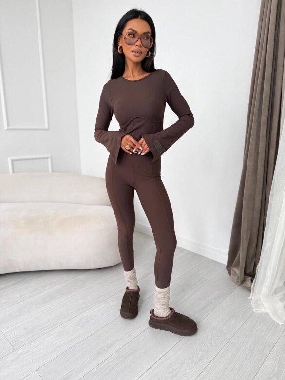 Komplet 2w1 Velaccio czekoladowy 