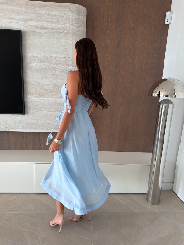 Sukienka Starlight maxi błękitna