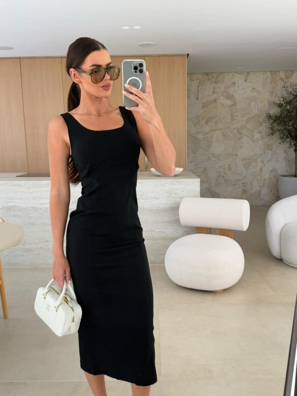 Sukienka Anne jeans czarna 