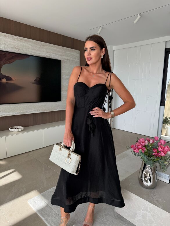 Sukienka Starlight maxi czarna