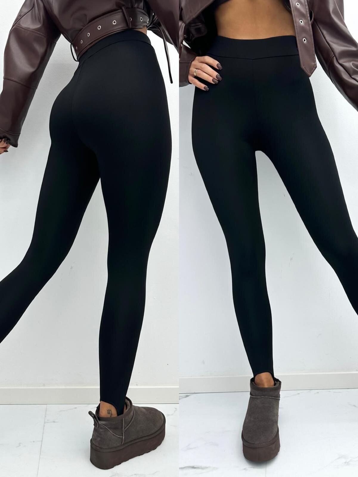 Legginsy Vittara narciarki czarne