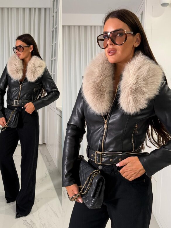 Jacket Zambra black-beige