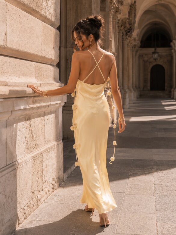 Sukienka Eternity maxi butter yellow