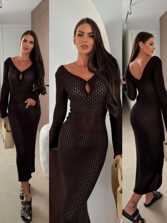 Dress Aquarelle chocolate