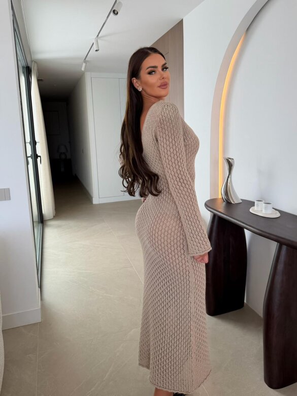 Dress Aquarelle beige