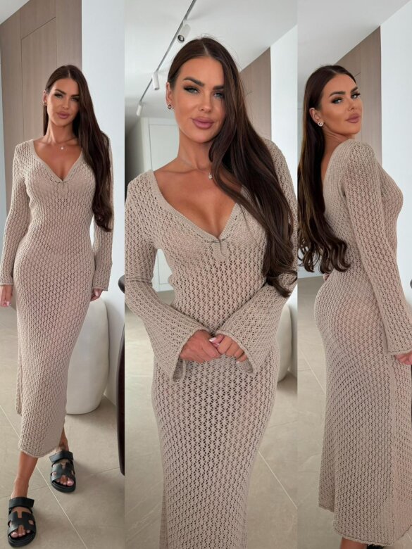 Dress Aquarelle beige