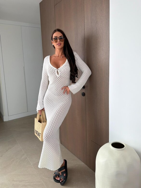 Dress Aquarelle white