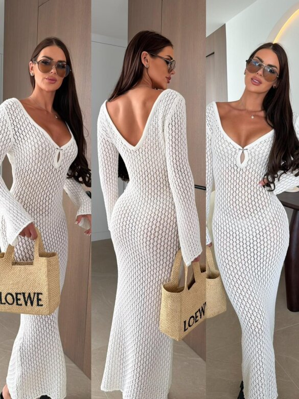 Dress Aquarelle white