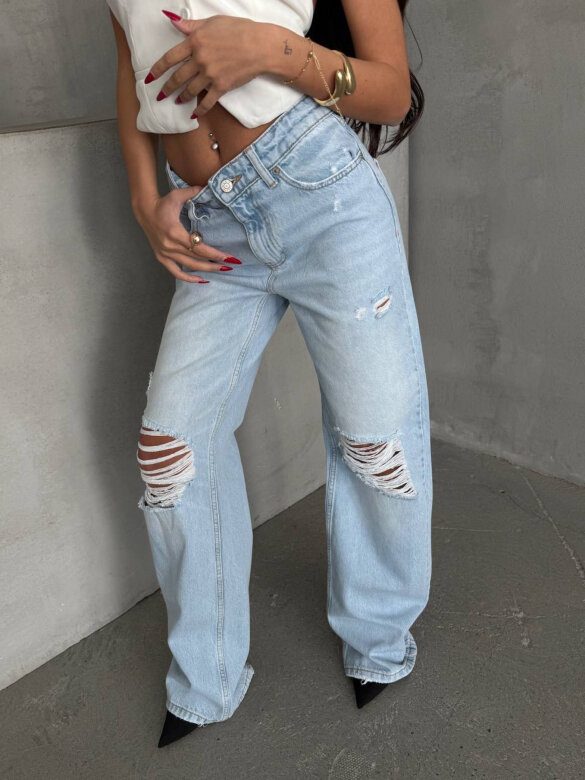 Spodnie Livia jeans niebieskie