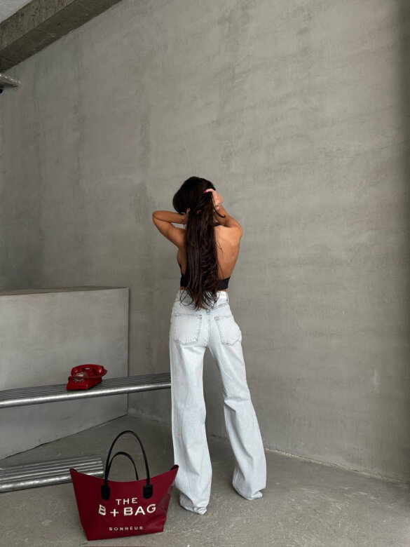 Spodnie Livia jeans jasnoniebieskie 