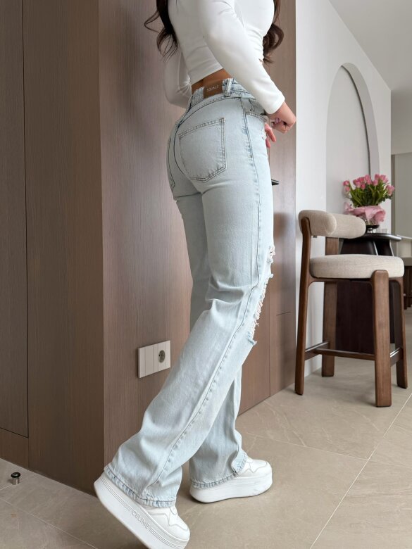 Spodnie Livia jeans jasnoniebieskie 