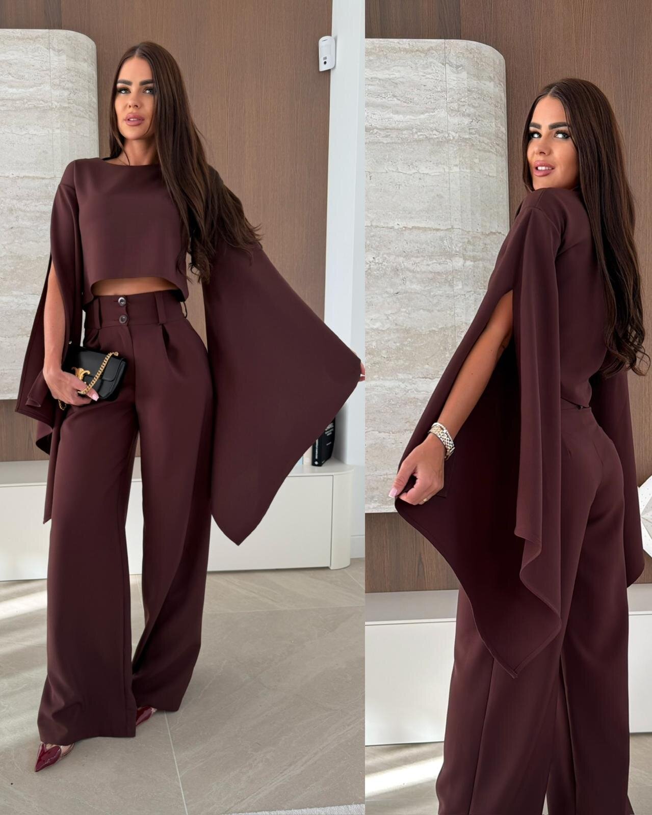 Komplet 2w1 Remmo czekoladowy 