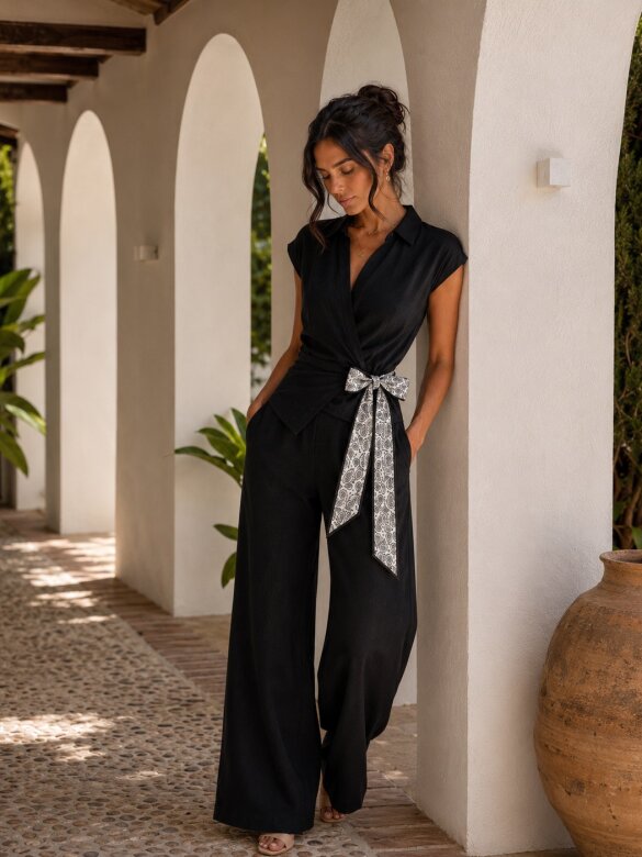 Set Soreya with viscose black