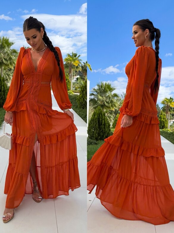 Sukienka Female Intuition pomarańczowa 