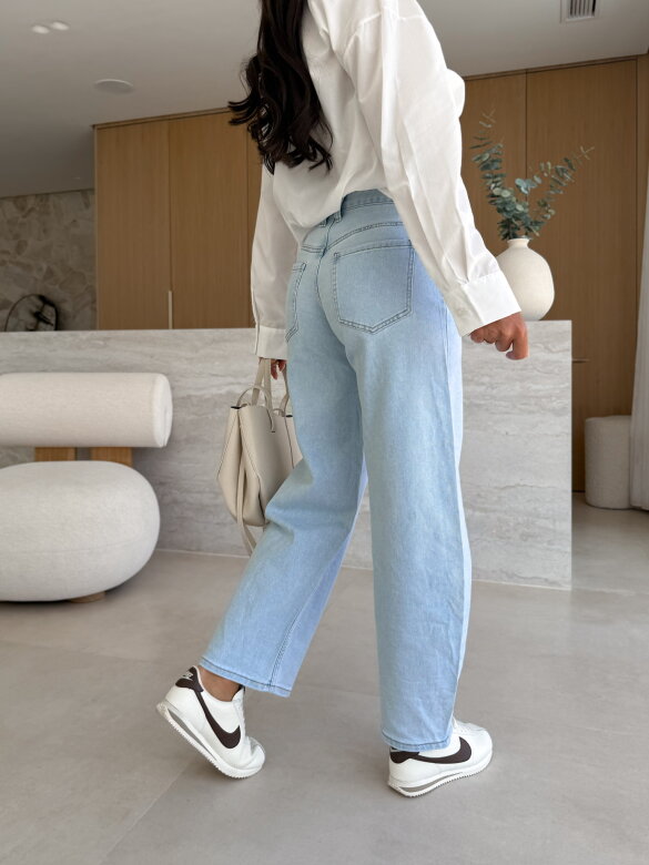 Spodnie Verne jeans jasnoniebieskie