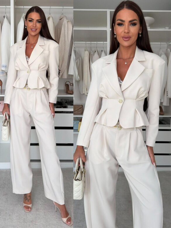 Blazer Monaco Elegance short light beige