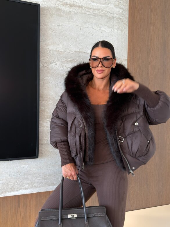 Jacket Luva short chocolate