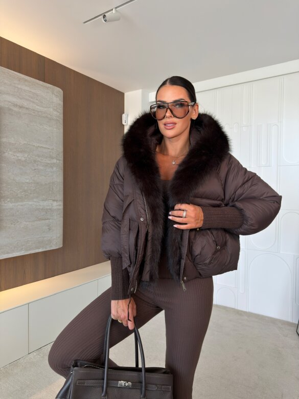 Jacket Luva short chocolate
