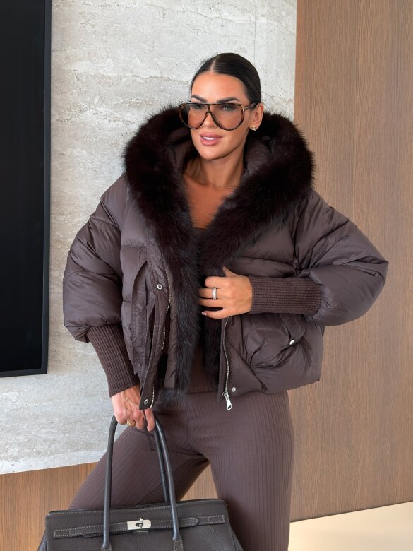 Jacket Luva short chocolate