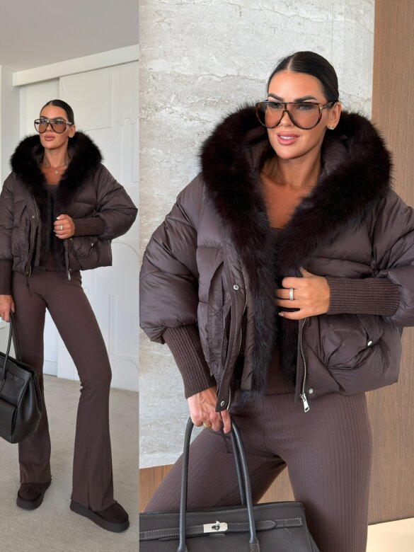 Jacket Luva short chocolate