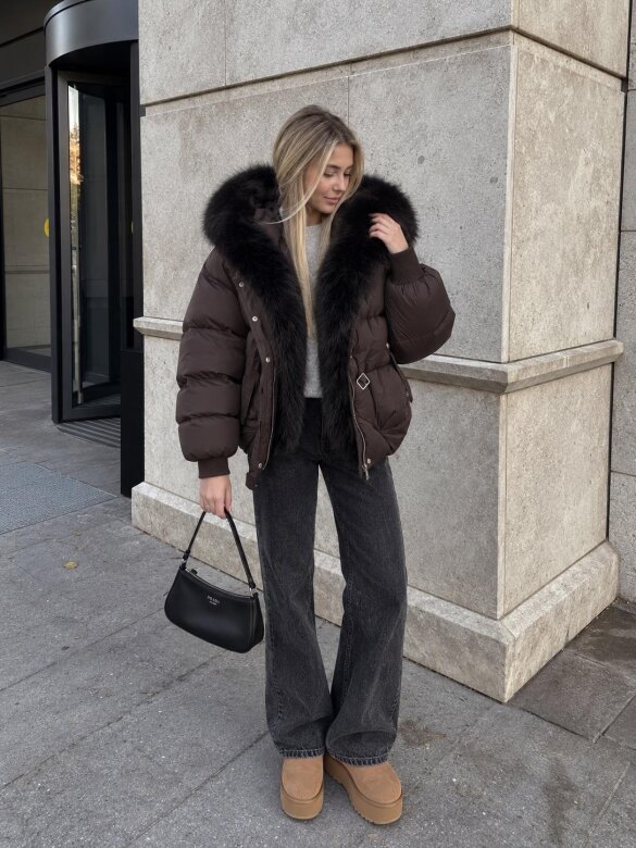 Jacket Luva short chocolate