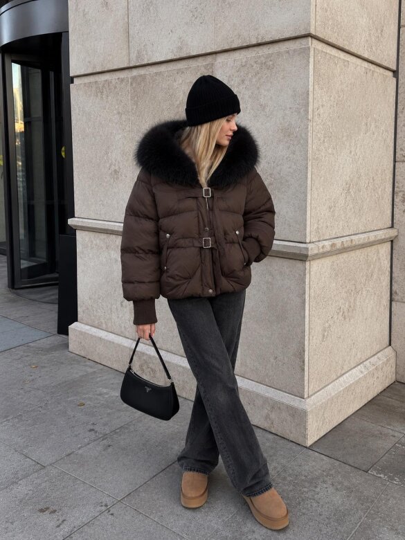 Jacket Luva short chocolate