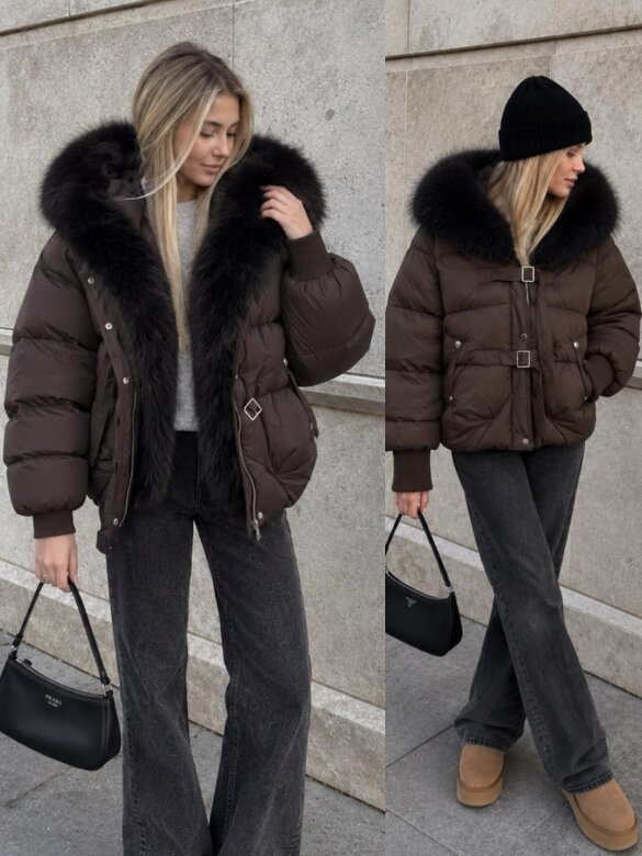 Jacket Luva short chocolate