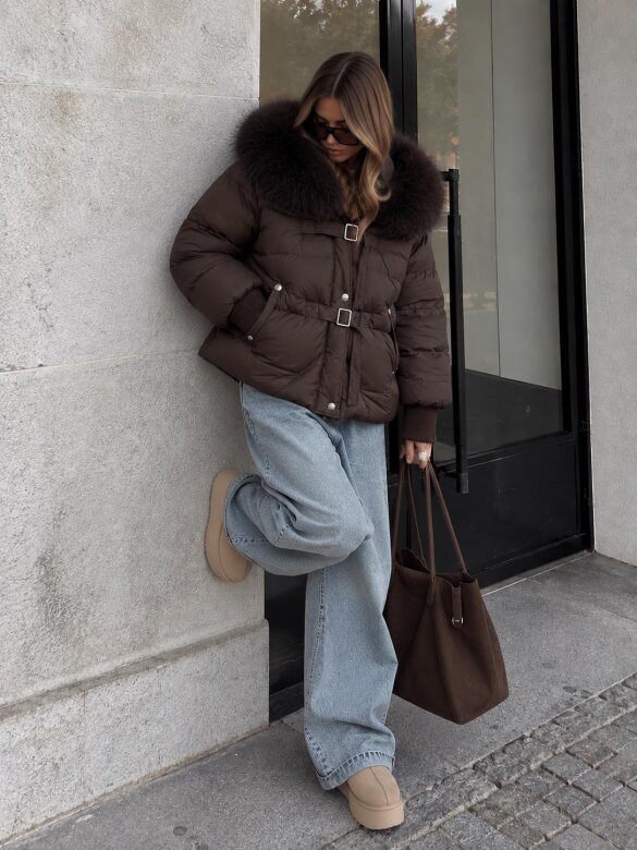 Jacket Luva short chocolate