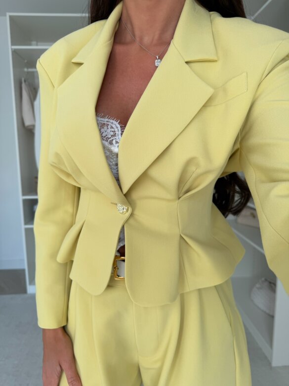Blazer Monaco Elegance short yellow