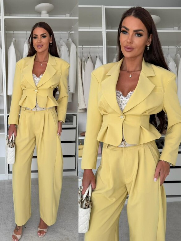 Blazer Monaco Elegance short yellow