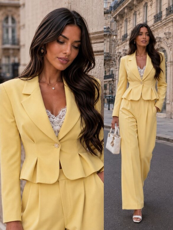 Blazer Monaco Elegance short yellow