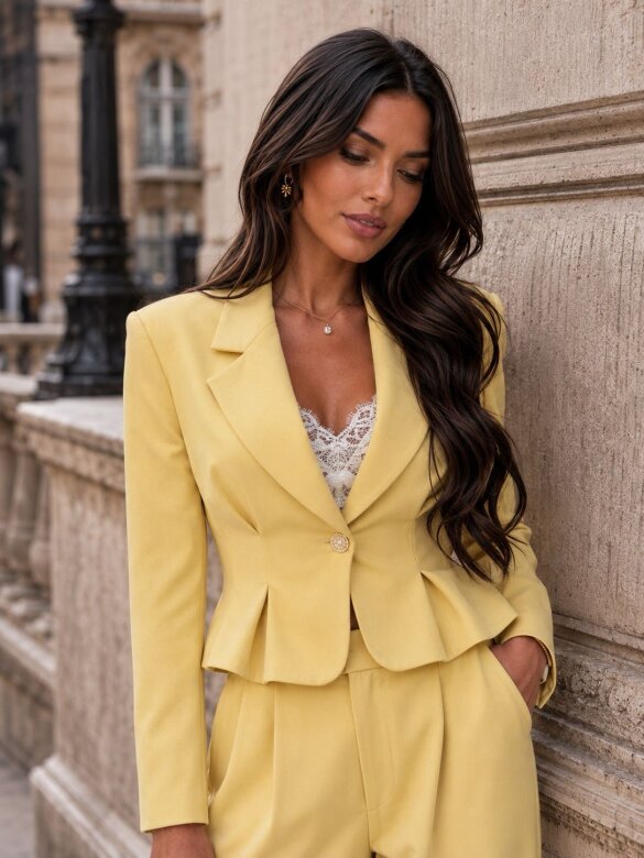 Blazer Monaco Elegance short yellow