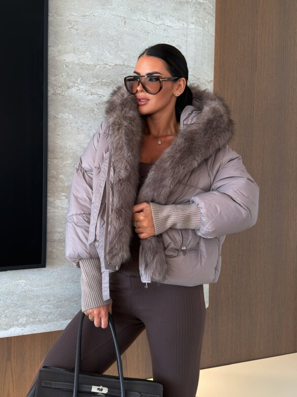 Jacket Luva short mocca 