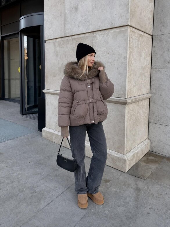 Jacket Luva short mocca 
