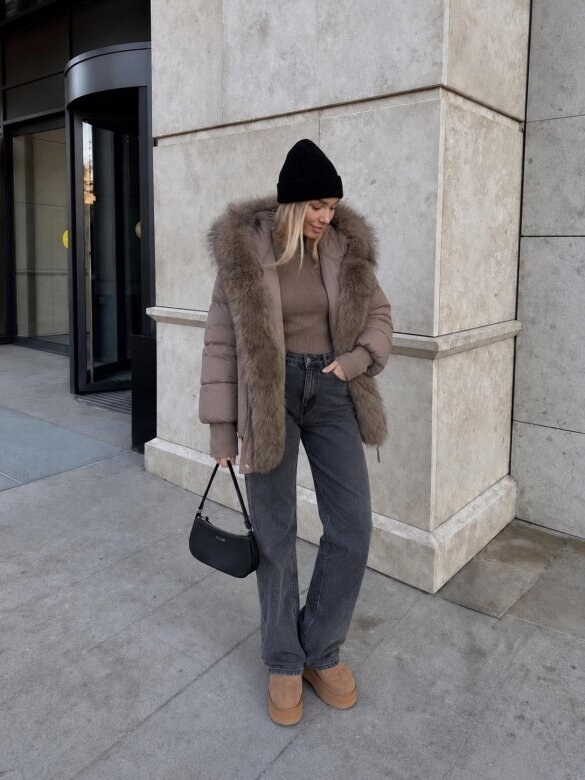 Jacket Luva short mocca 