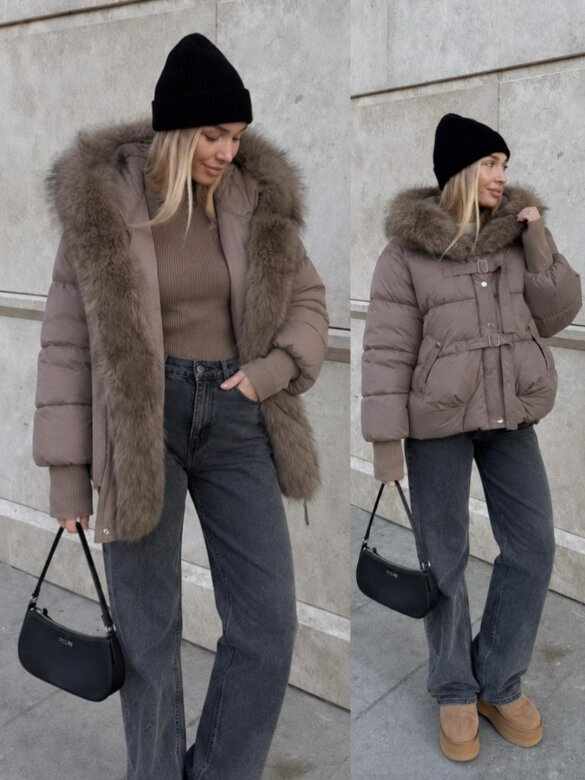 Jacket Luva short mocca 