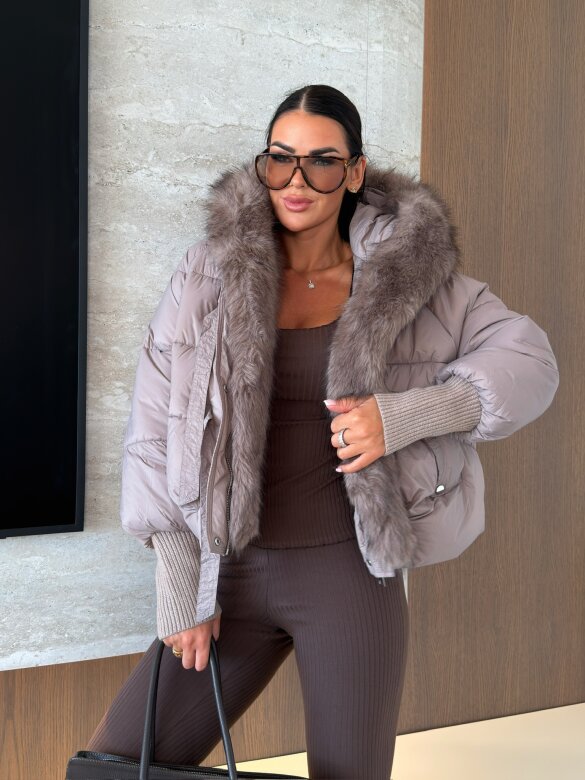 Jacket Luva short mocca 