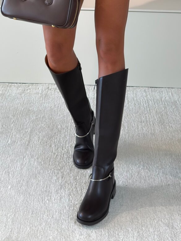 High Boots Salmo chocolate