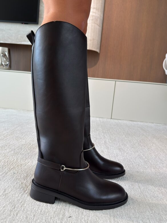 High Boots Salmo chocolate