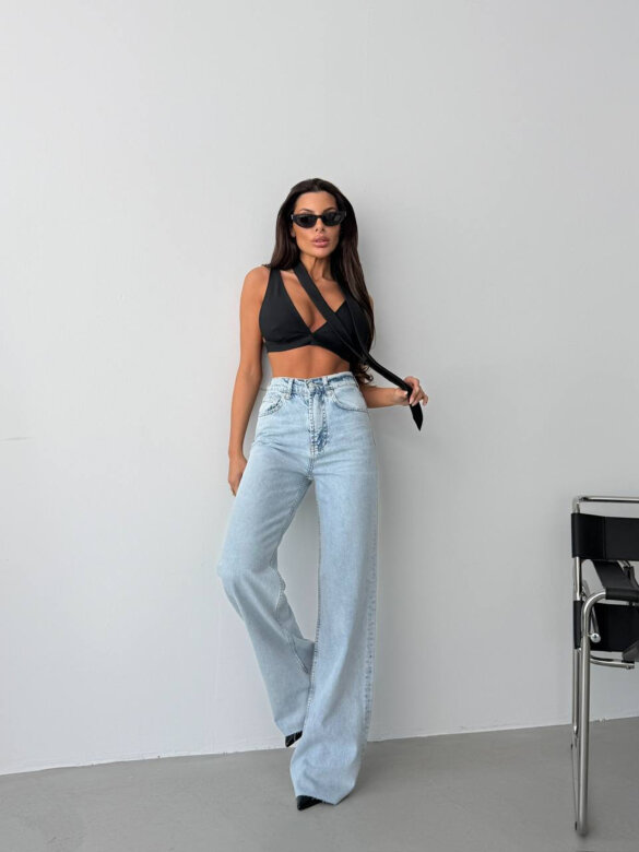 Trousers Cotea jeans light blue