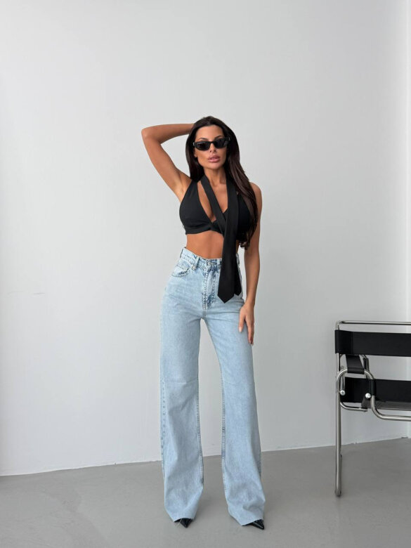 Trousers Cotea jeans light blue