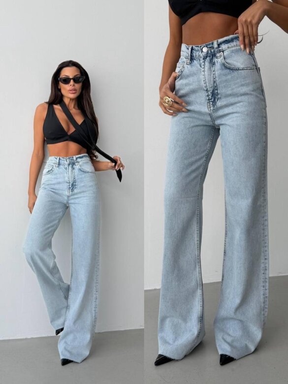 Trousers Cotea jeans light blue