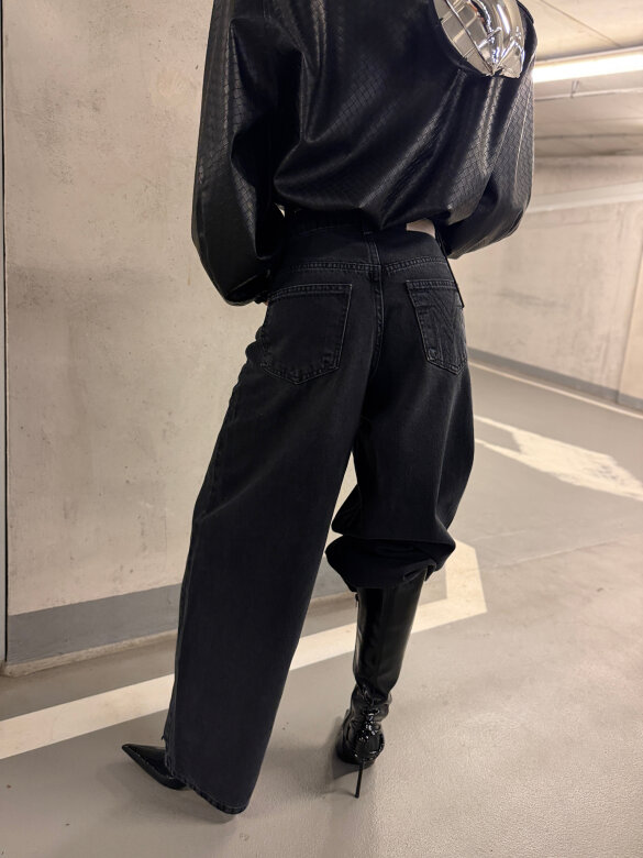 Spodnie Wiliam jeans czarne