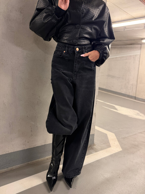 Spodnie Wiliam jeans czarne