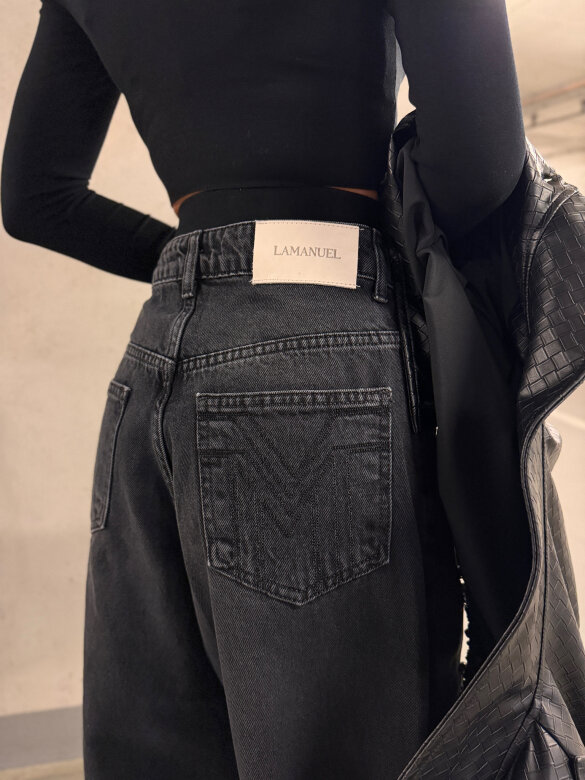 Spodnie Wiliam jeans czarne
