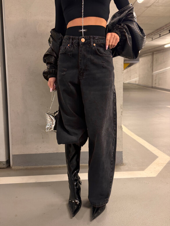 Spodnie Wiliam jeans czarne